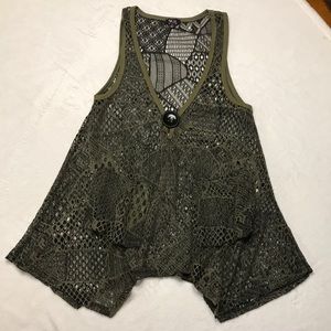 Ladies lace vest